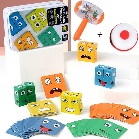 Face  Change Cube Game For Kids