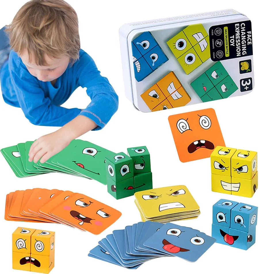 Face  Change Cube Game For Kids