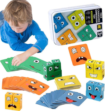 Face  Change Cube Game For Kids